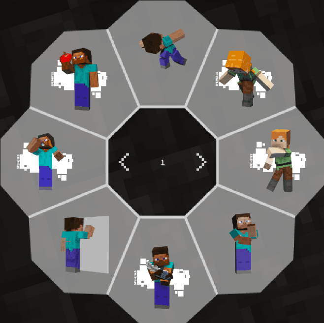 Меню мода EmoteCraft